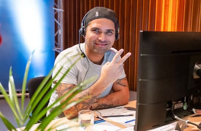 Führte emotionale Gespräche: Sänger Cyril Krüger.