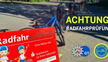 POL-GT: Radfahrprüfung an der Grundschule St. Johannis