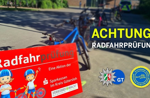 POL-GT: Radfahrprüfung an der Grundschule St. Johannis