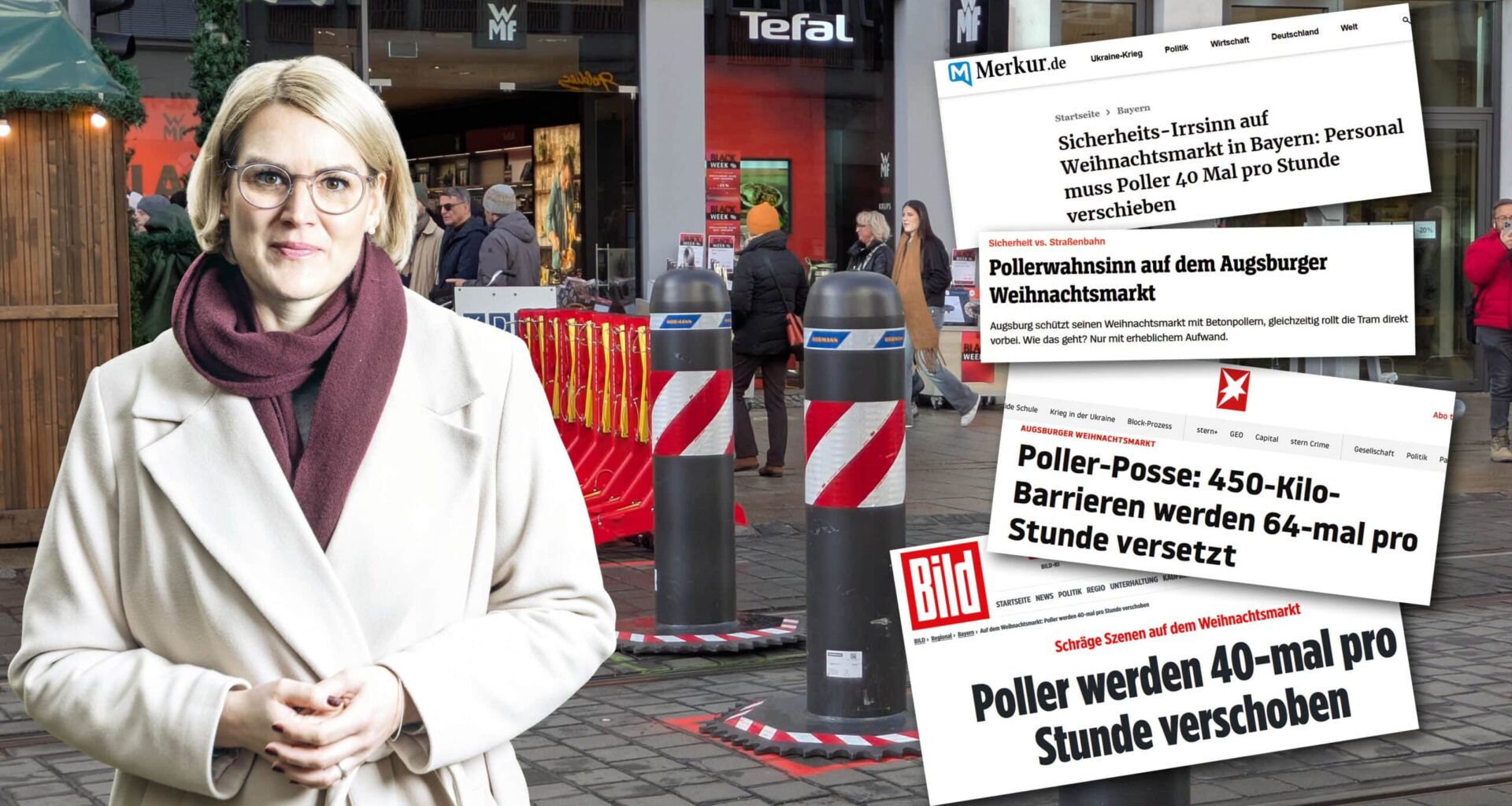 „Poller-Posse“ ärgert OB Weber - Augsburg Journal