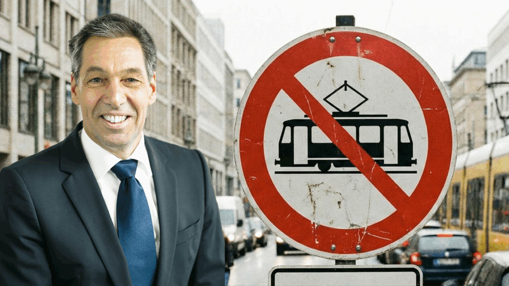 Götz Beck: Weg mit der Straßenbahn in der Maxstraße