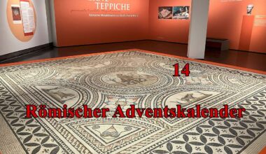 Mainz&-Adventskalender, Türchen 14: Orpheus und der Panther im Fußboden - Mosaikfunde in Mainz belegen Reichtum von Mogontiacum