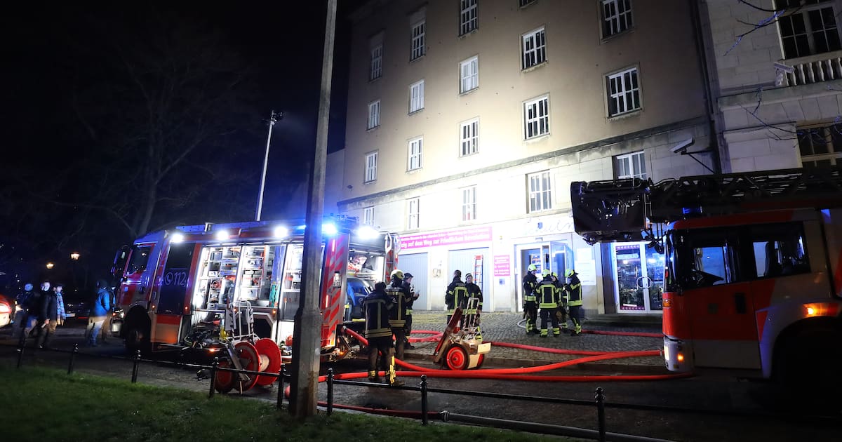 Feuerwehreinsatz am „Museum in der Runden Ecke“: Brand in früherer Stasi-Bezirksverwaltung