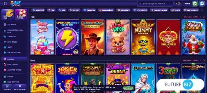 Top Spiele in EU Casinos
