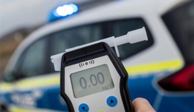 Fahrer mit 2,1 Promille im Straßenverkehr