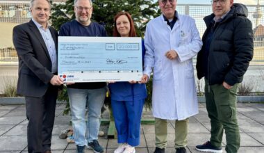 UMM Caterpillar Spende Kinderonkologie