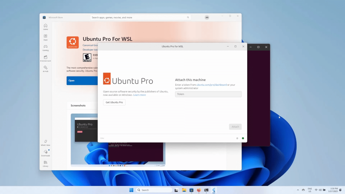 Ubuntu Pro für WSL bringt 15 Jahre Updates und Enterprise-Support