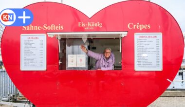 Kieler Softeis-Laden Eis-König schließt an Blücherbrücke in Kiel