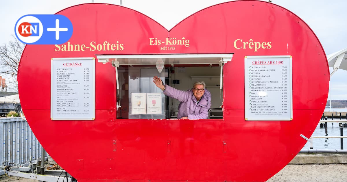 Kieler Softeis-Laden Eis-König schließt an Blücherbrücke in Kiel