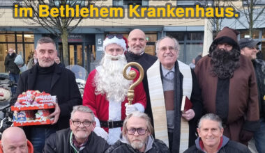 Stolberger verteilt als Weihnachtsmann Schokolade im Bethlehem Krankenhaus – Mein Stolberg