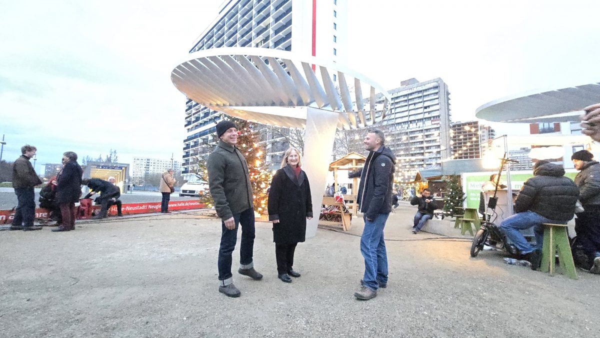 Neuer Wintermarkt belebt das Zentrum von Halle-Neustadt – heute zum letztem Mal geöffnet – Du bist Halle