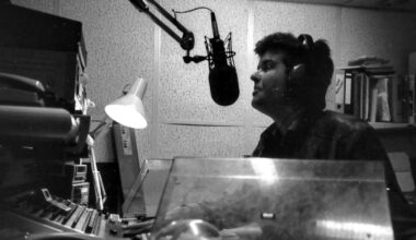 Wolfgang Kreh bei Radio Xanadu 1989 (Bild: © Ulrich Köring)