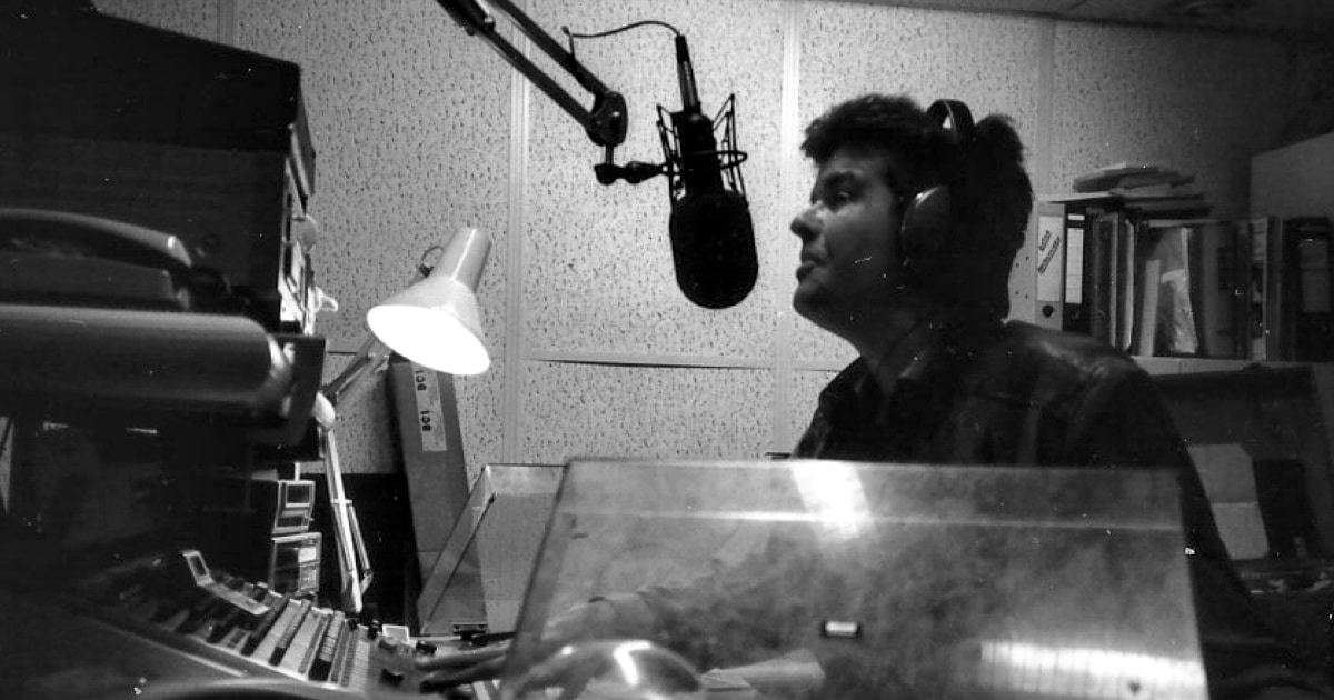 Wolfgang Kreh bei Radio Xanadu 1989 (Bild: © Ulrich Köring)