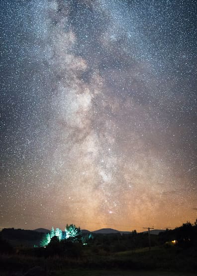 Sternenhimmel im Galloway Forest Park