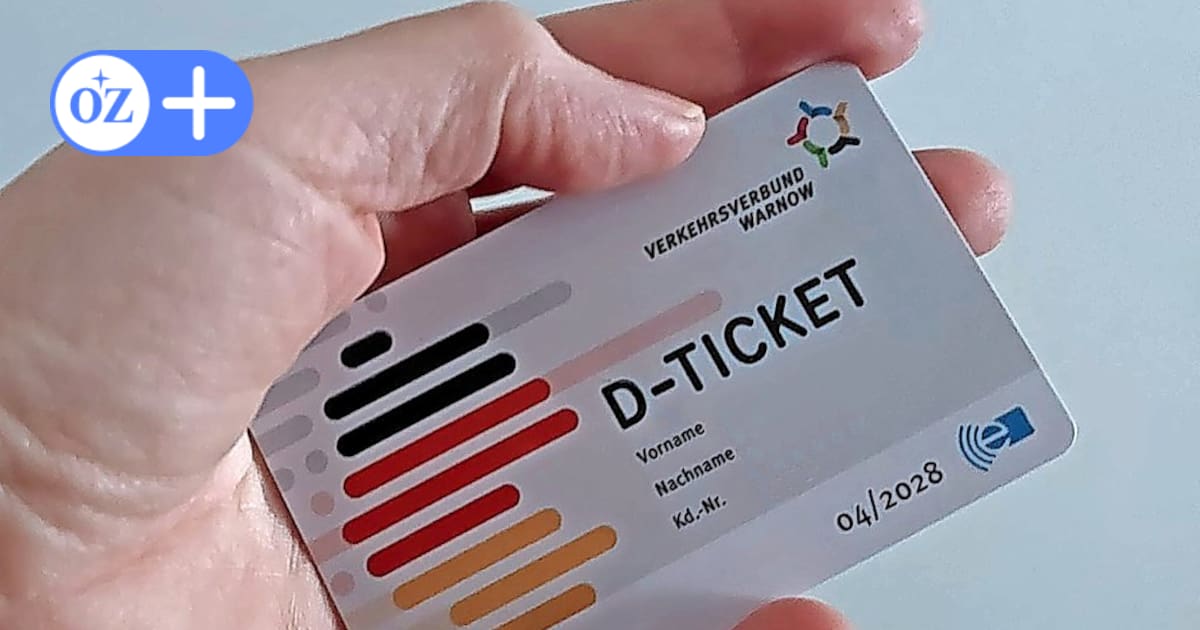 Verkehrsverbund Warnow: Deutschland-Ticket wird teurer
