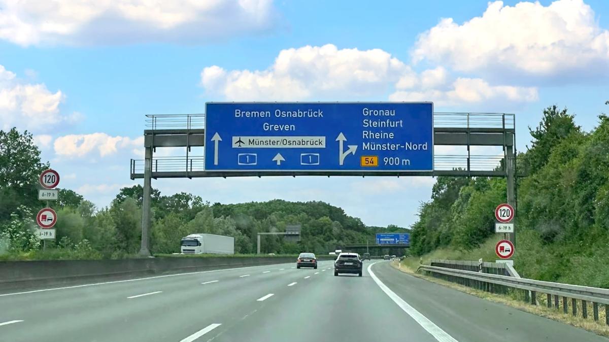 Sechsspuriger Ausbau der A1 zwischen Osnabrück und Münster