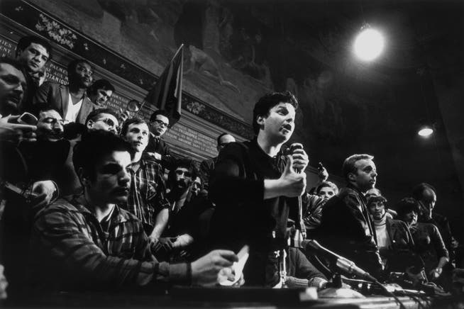 Daniel Cohn-Bendit war während der Studentenunruhen in Paris 1968 einer der Wortführer.