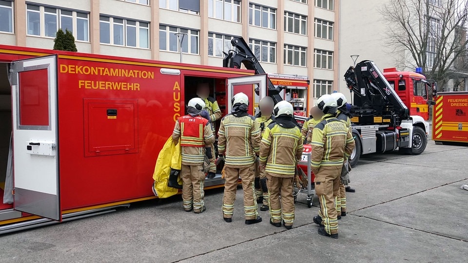 Labor in Dresden nach Austritt giftiger Chemikalie evakuiert