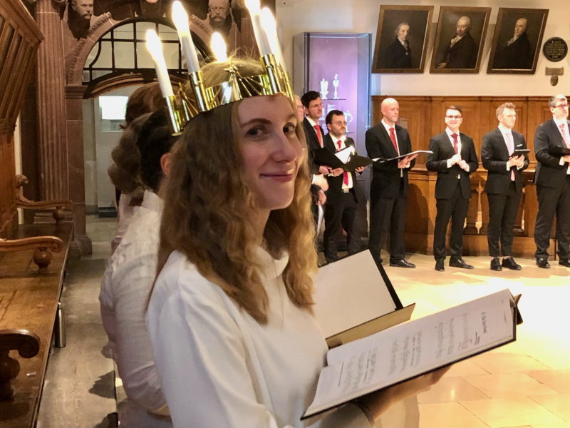 Konzertchor Leipzig gestaltet stimmungsvolles Lucia-Fest im Alten Rasthaus