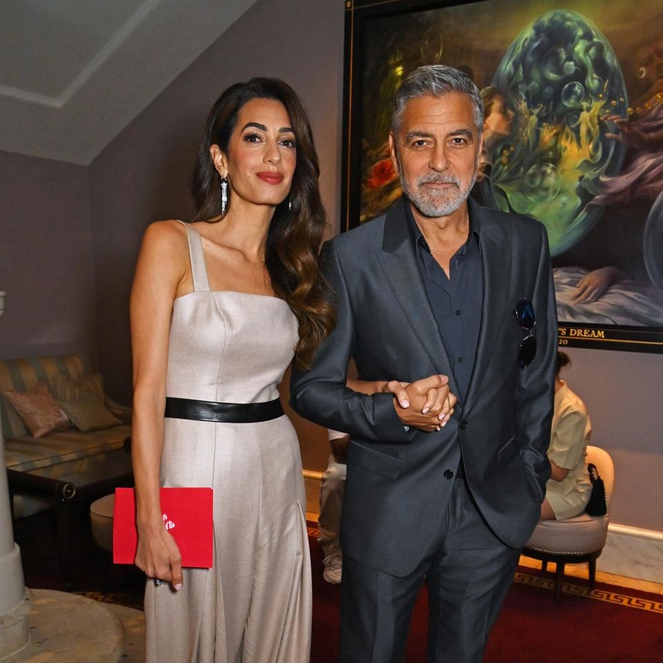 Amal und George Clooney