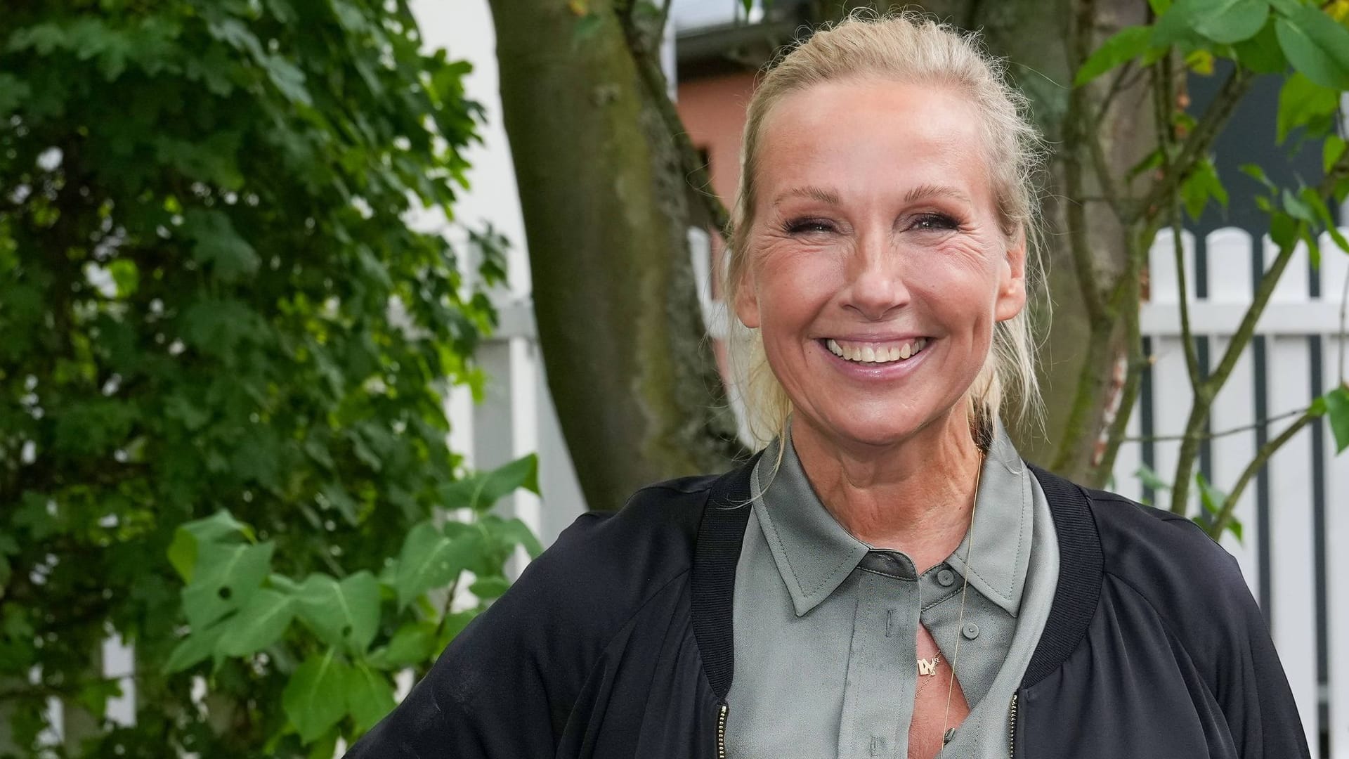 Andrea Kiewel: Sie hat 15 Kilo abgenommen. Andrea Kiewel: Sie hat 15 Kilo abgenommen.