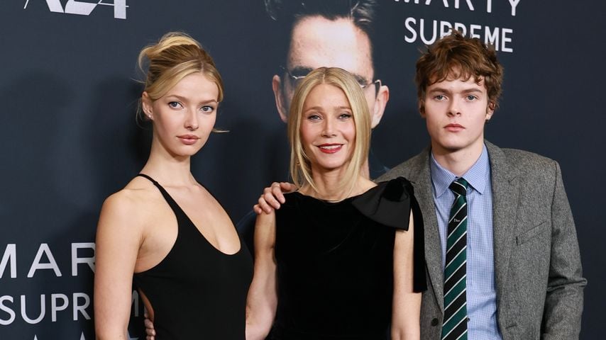 Apple Martin, Gwyneth Paltrow und Moses Martin bei der New-York-Premiere von A24s "Marty Supreme"