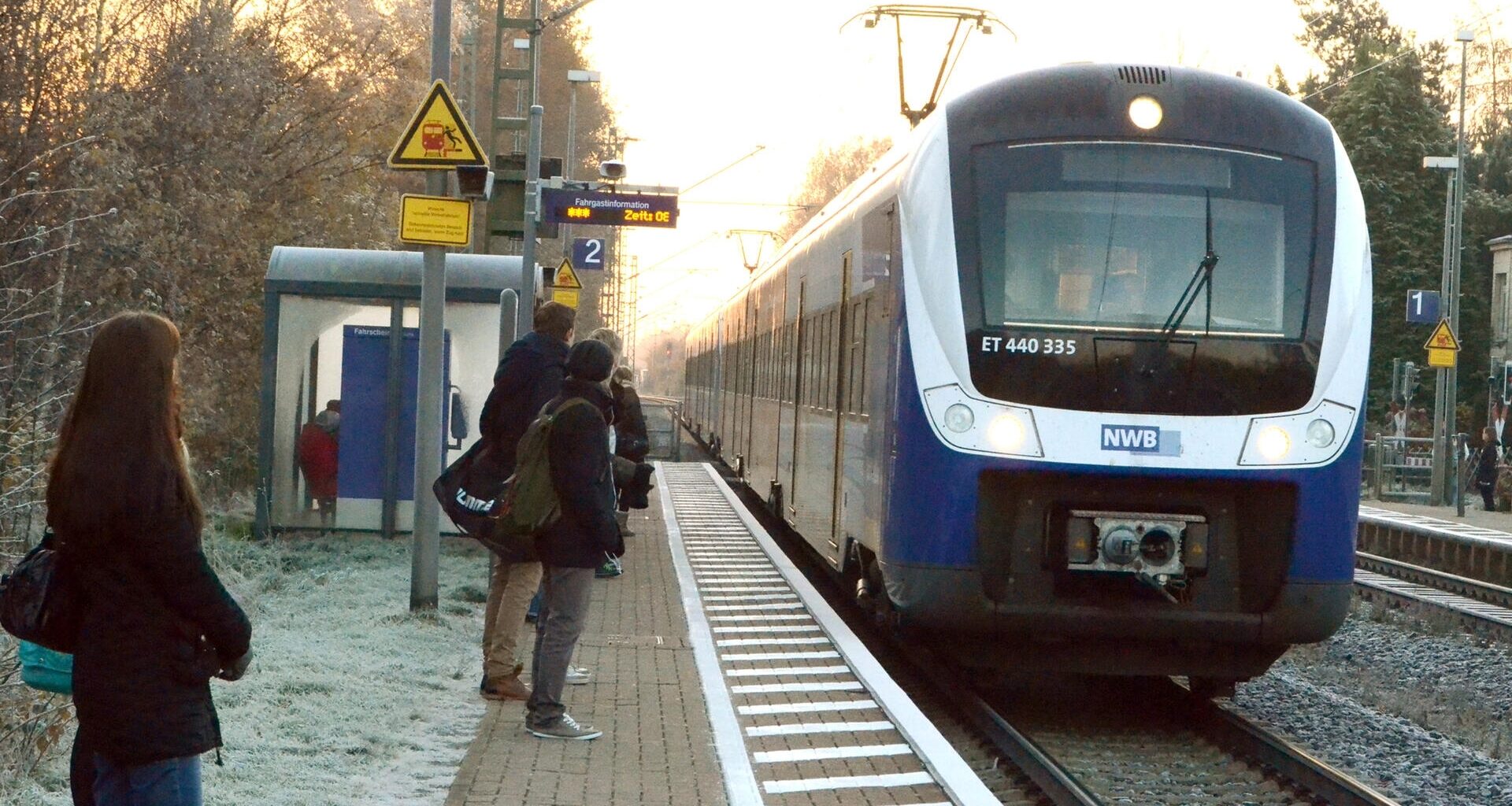 Nordwestbahn-Pendler müssen mehr Zeit einplanen