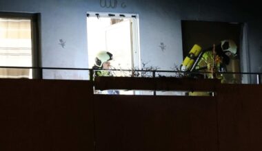 Rakete schlägt auf Balkon in Dresden ein und löst Feuer aus