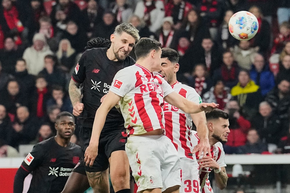 Sechs Minuten nach dem 1:0 folgt das 2:0, Robert Andrich trifft per Kopf nach Eckstoß.