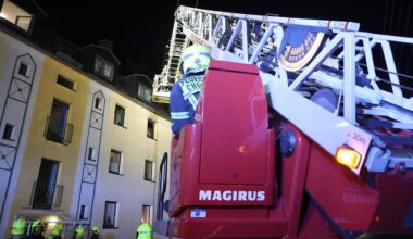 Feuer im Wohnzimmer: Feuer! Mann springt in Chemnitz aus dem 2. Stock. | Regional