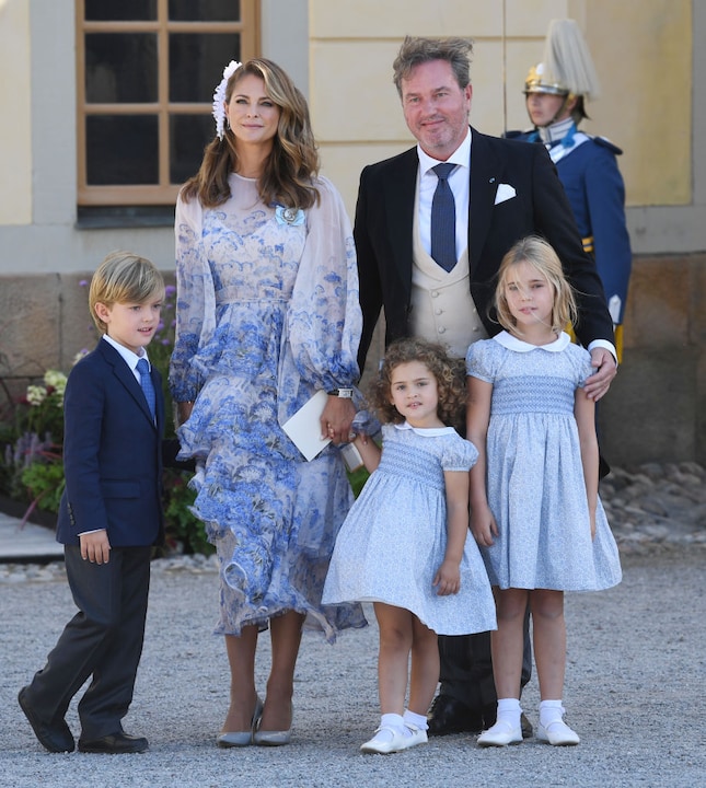 Madeleine von Schweden, Chris O'Neill, Prinz Nicolas, Prinzessin Leonore, Prinzessin Adrienne