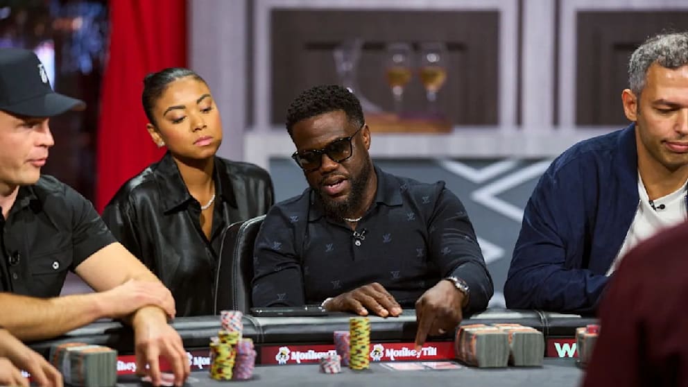 Cool und entspannt: Kevin Hart (46) spielt mit hohen Einsätzen bei einer Cash-Game-Runde