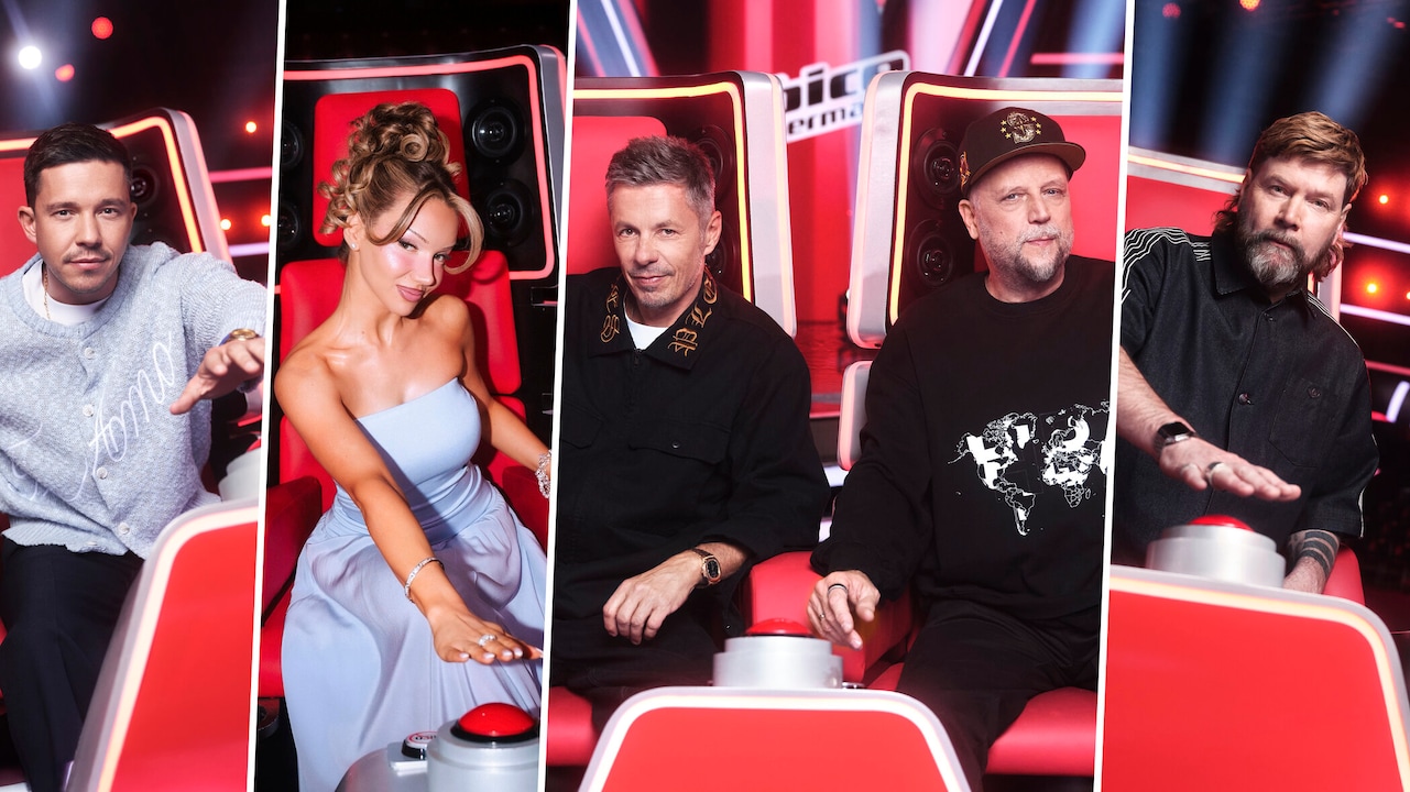 Die "The Voice of Germany"-Coaches 2025 (v.l.): Nico Santos, Shirin David, Michi Beck und Smudo sowie Rea Garvey