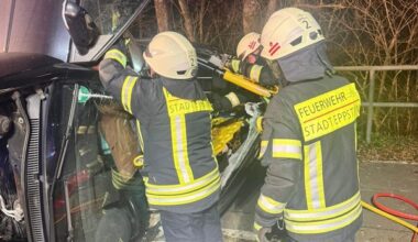 Eppstein im Taunus - Am späten Dienstagnachmittag kam eine Frau mit ihrem Fahrzeug zwischen Vockenh