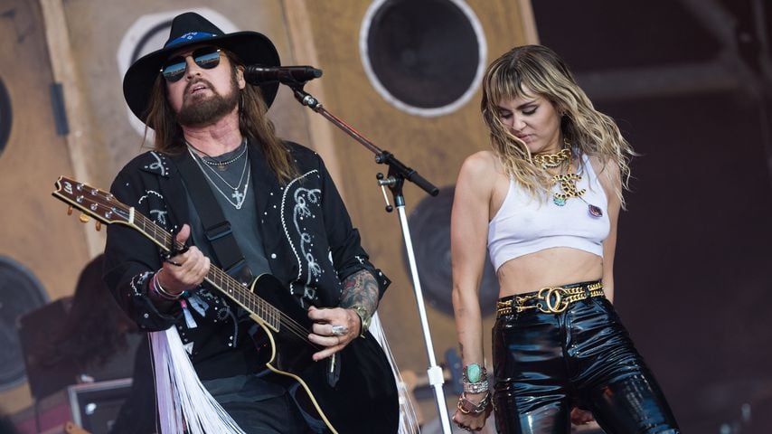 Billy Ray und Miley Cyrus im Juni 2019