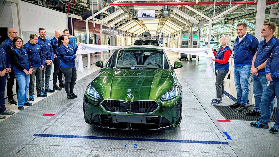 Viermillionster Leipziger BMW rollt vom Band - und ins Nachbarland