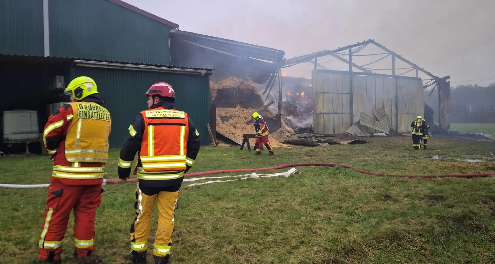 Wakenstädt: Feuer in einem Milchviehbetrieb ausgebrochen
