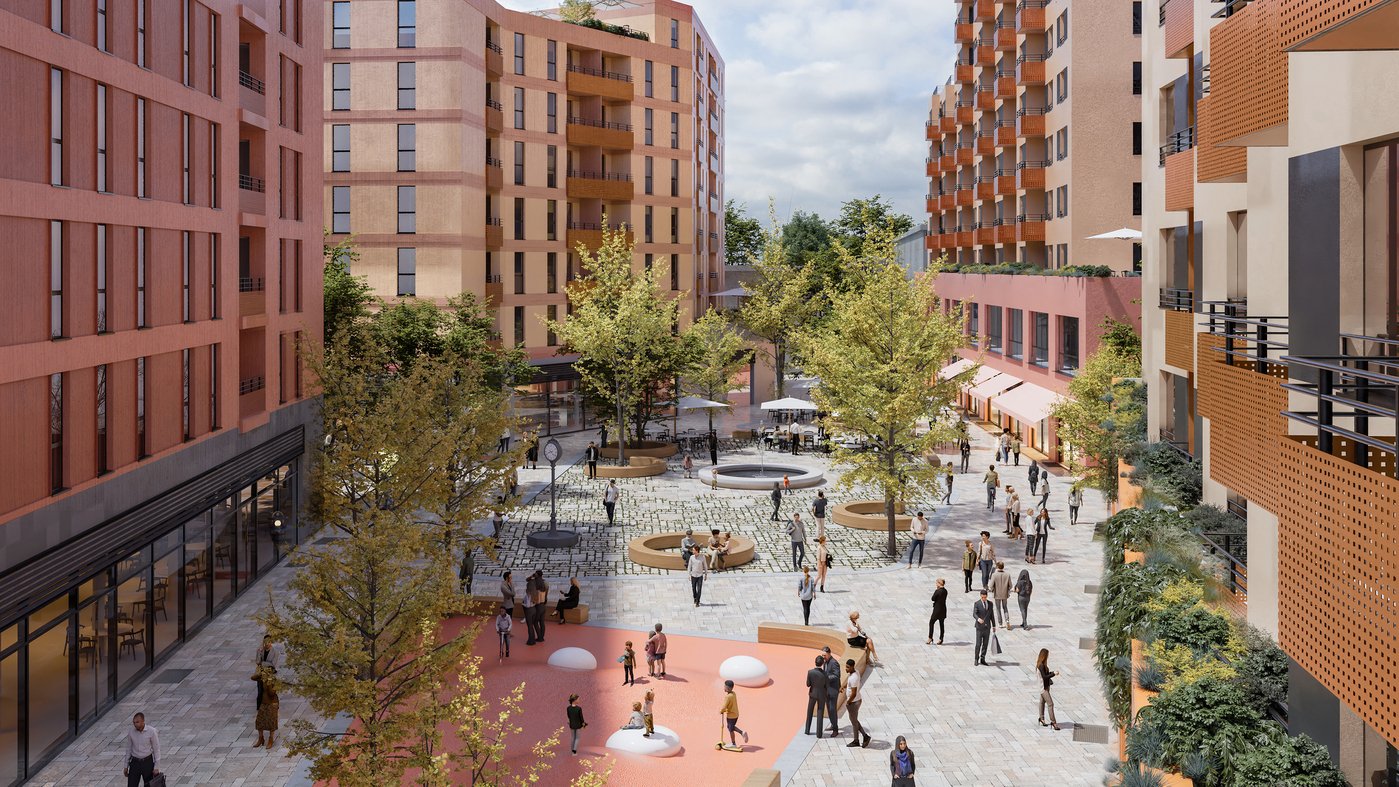 Im Märkischen Viertel entsteht ein neuer Kiez