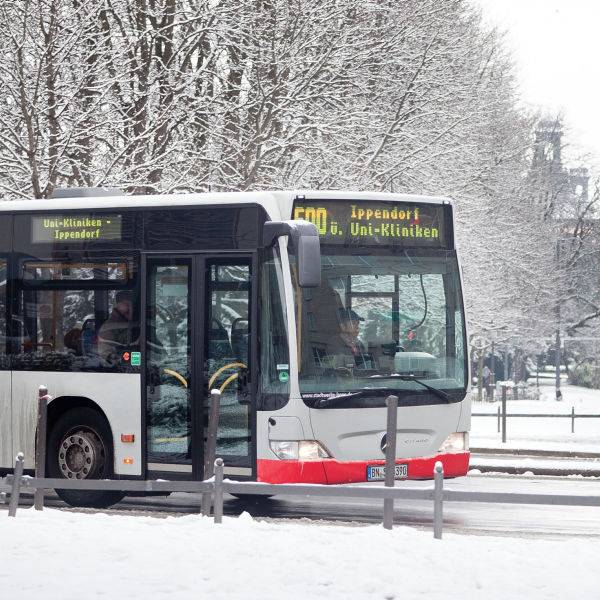 SWB Bus und Bahn für Eis und Schnee gewappnet