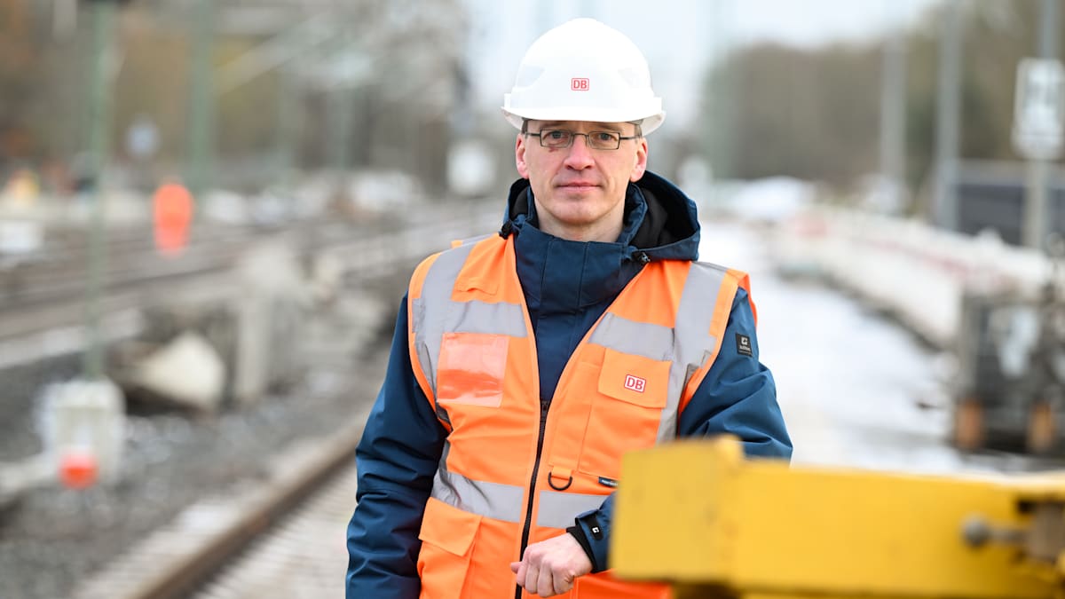 Deutsche Bahn: „Wir liegen im Zeitplan“ – der Mann, der die wichtigste Bahnstrecke Deutschlands saniert