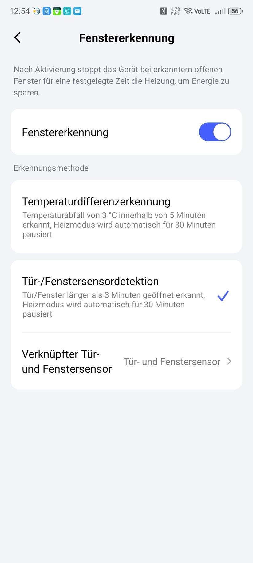 Aqara W600: Einstellungen, Kalibrierung