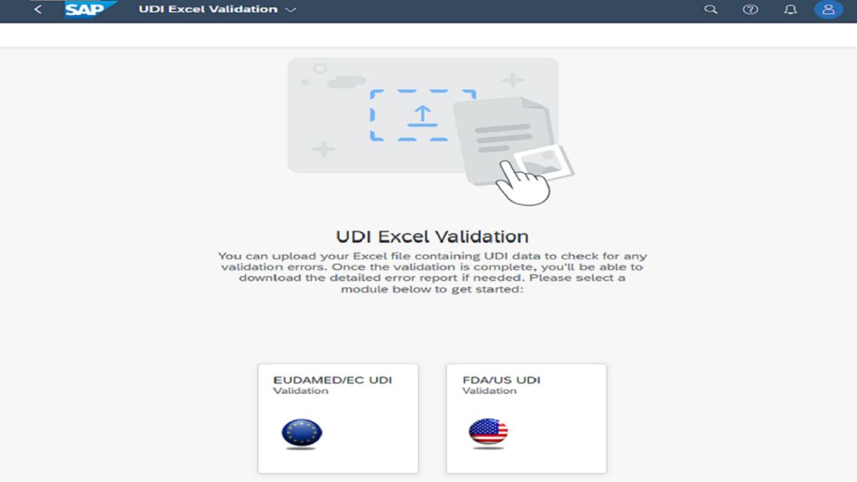 UDI Excel Cloud Validator von Europe IT Consulting GmbH jetzt im SAP® Store verfügbar