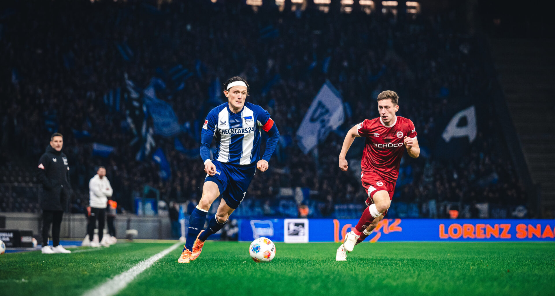 Reese im Sprintduell.