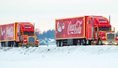 Osnabrück: Weihnachtstrucks von Coca-Cola kommen