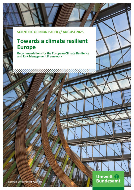 Recommendations for the European Climate Resilience and Risk Management Framework