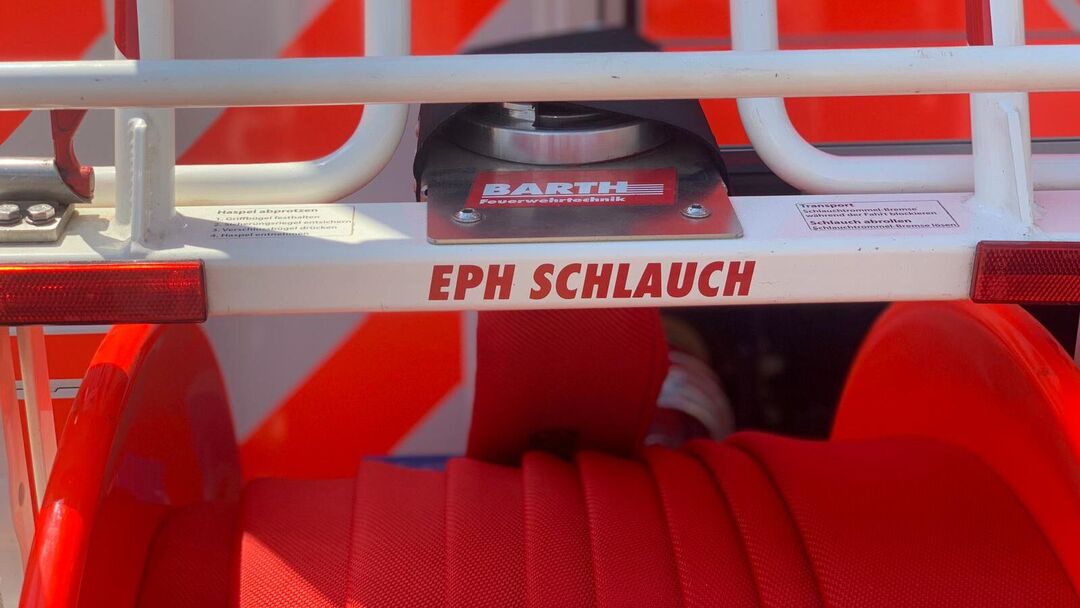 Feuer im ehemaligen Möbelmarkt in Taucha