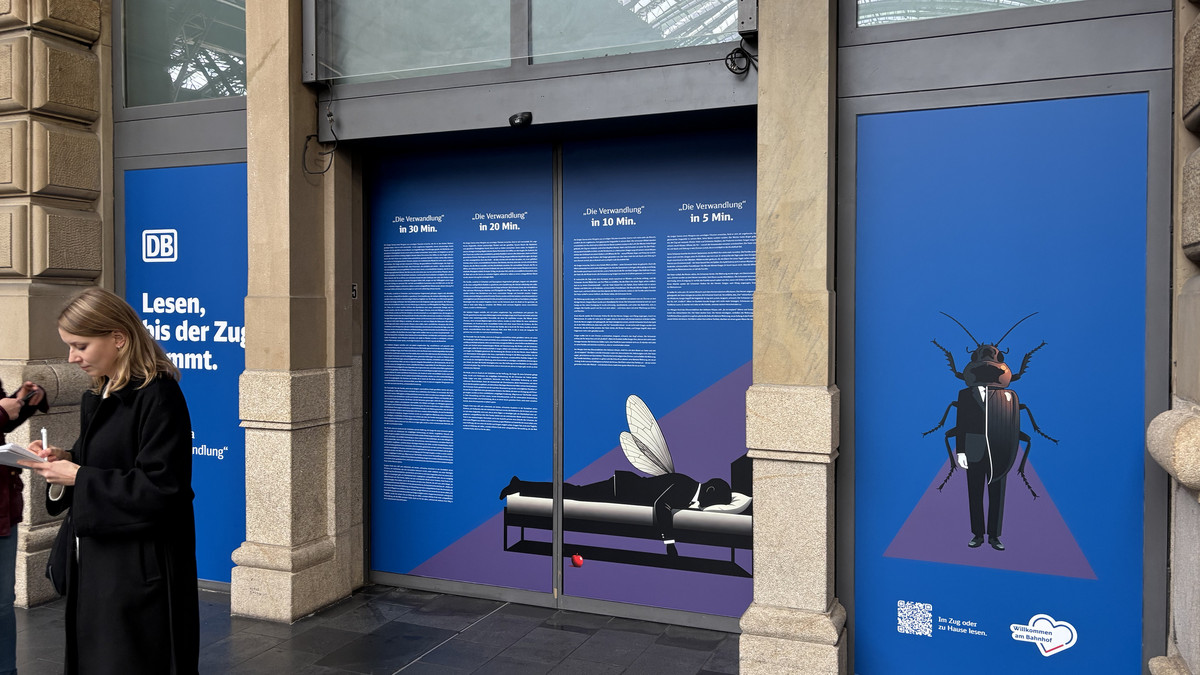 Lesen bis der Zug kommt