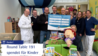 Round Table 191 spendet für die Kinderstation