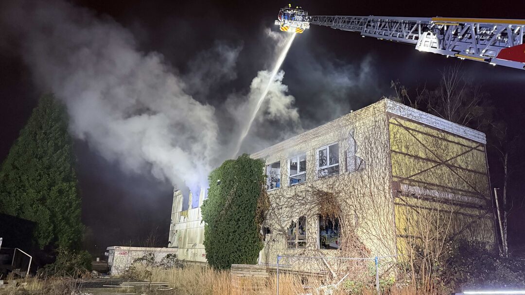 Ehemaliger Kindergarten in Tolkewitz abgebrannt