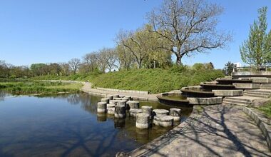 Sanierungsarbeiten an den Seen in der Günther-Klotz-Anlage